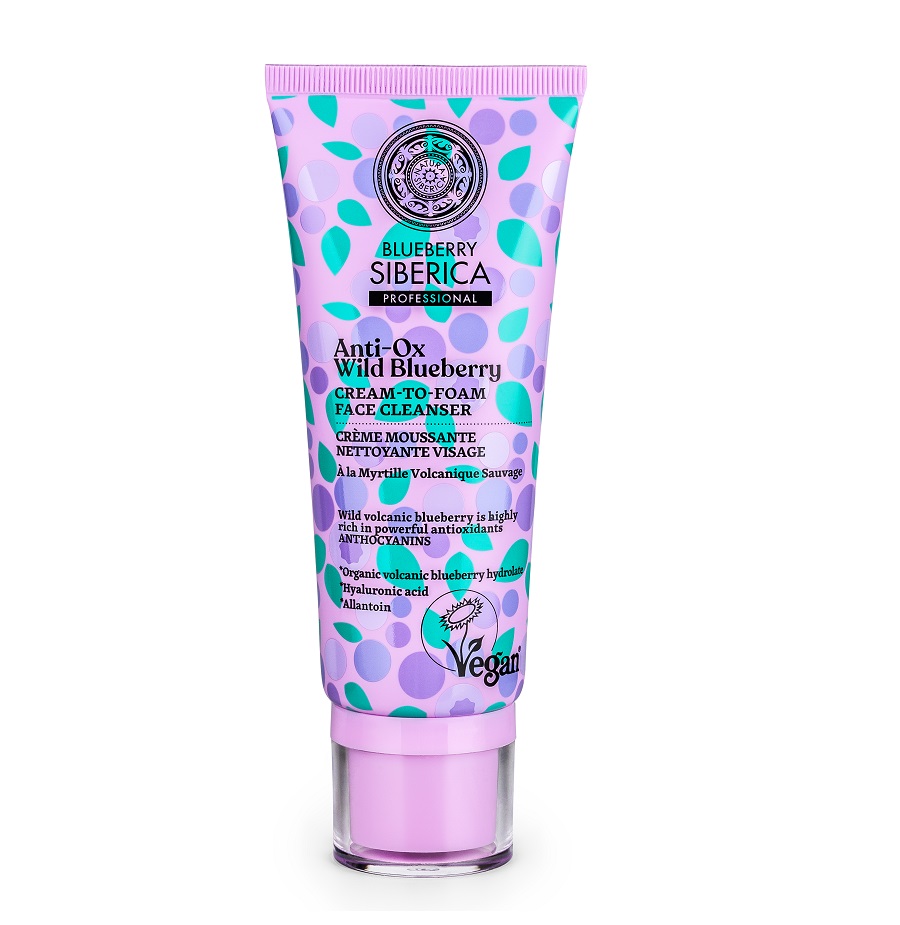 Anti-OX Wild Blueberry. Cream-to-foam face cleanser, 100 ml Anti-OX Wild Blueberry. Cream-to-foam face cleanser, 100 ml